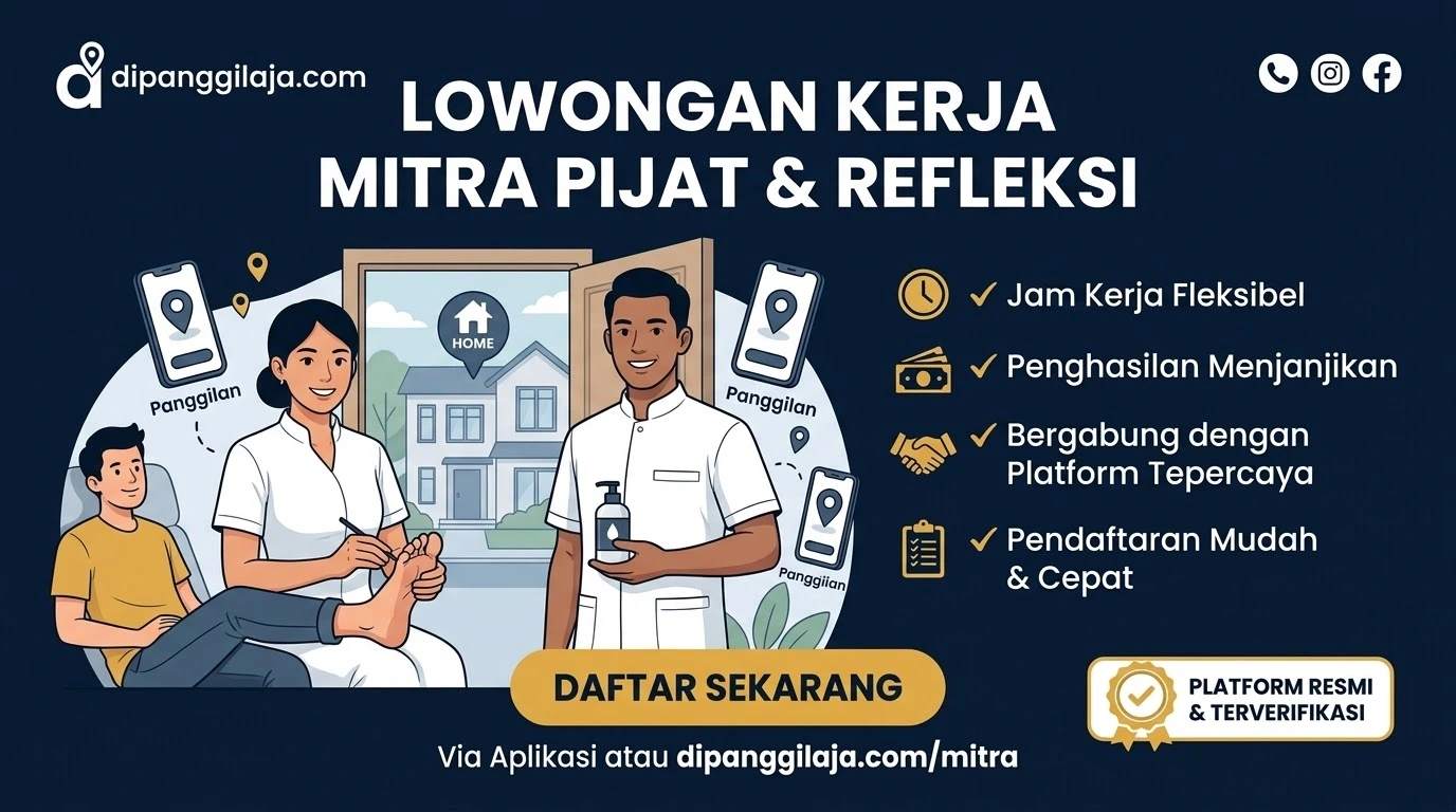 Lowongan Kerja Terapis Pijat Panggilan di Makassar