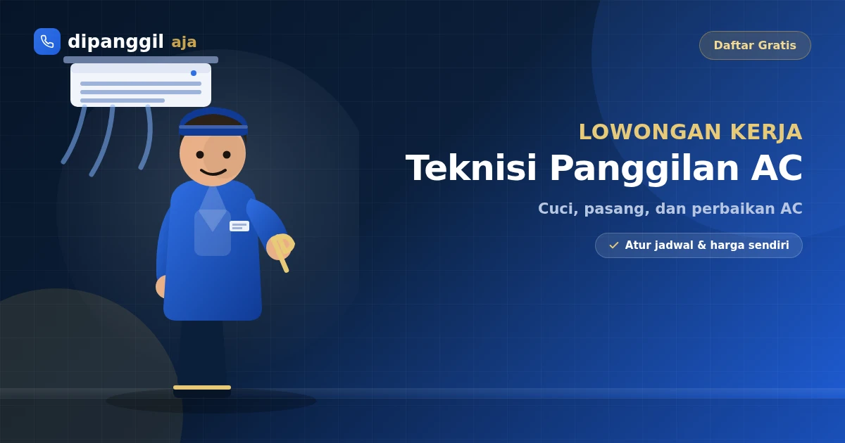 Lowongan Kerja Teknisi Panggilan AC di Sofifi
