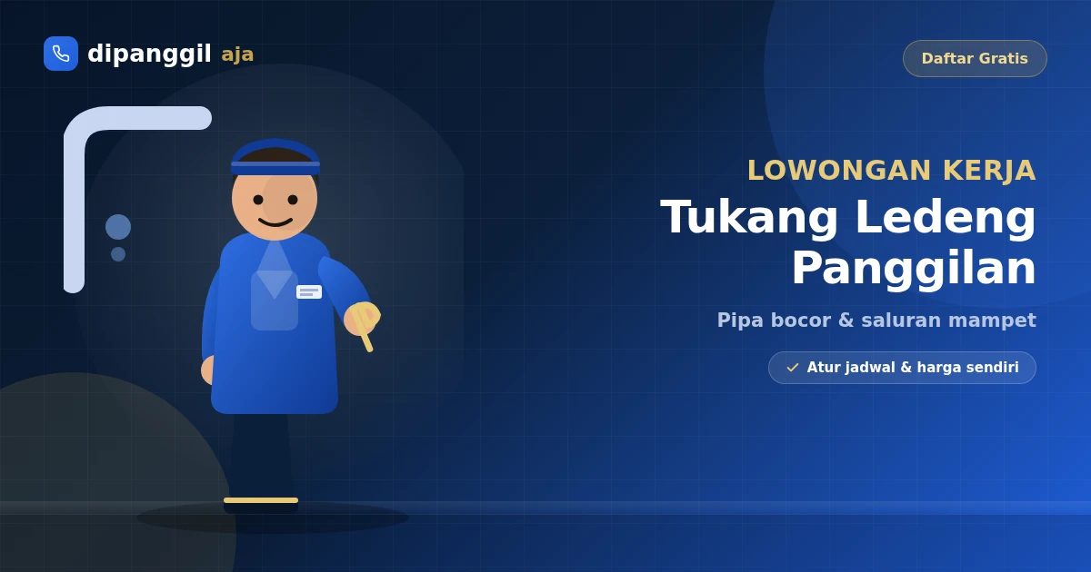 Lowongan Kerja Tukang Ledeng Panggilan di Sofifi