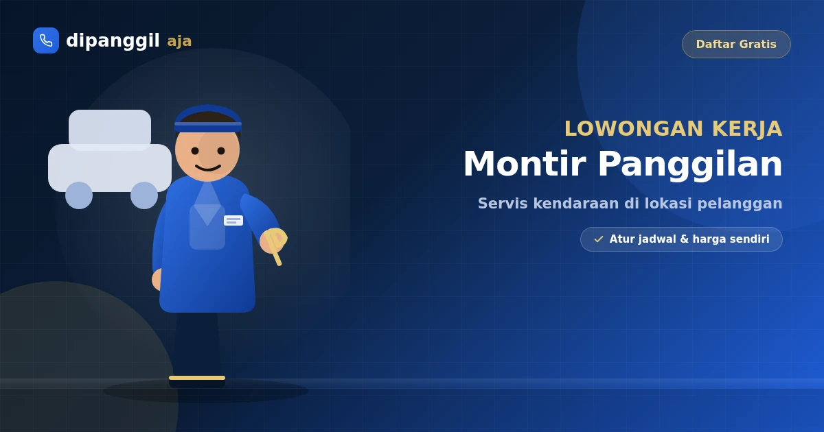 Lowongan Kerja Montir Panggilan di Jayapura