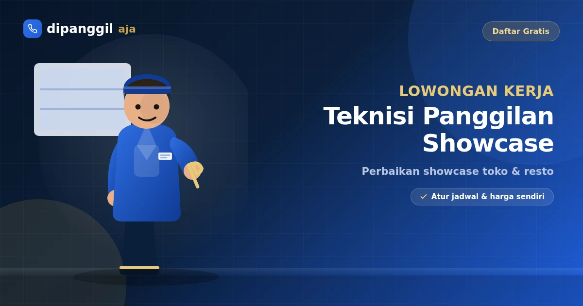 Lowongan Kerja Teknisi Panggilan Showcase di Sofifi