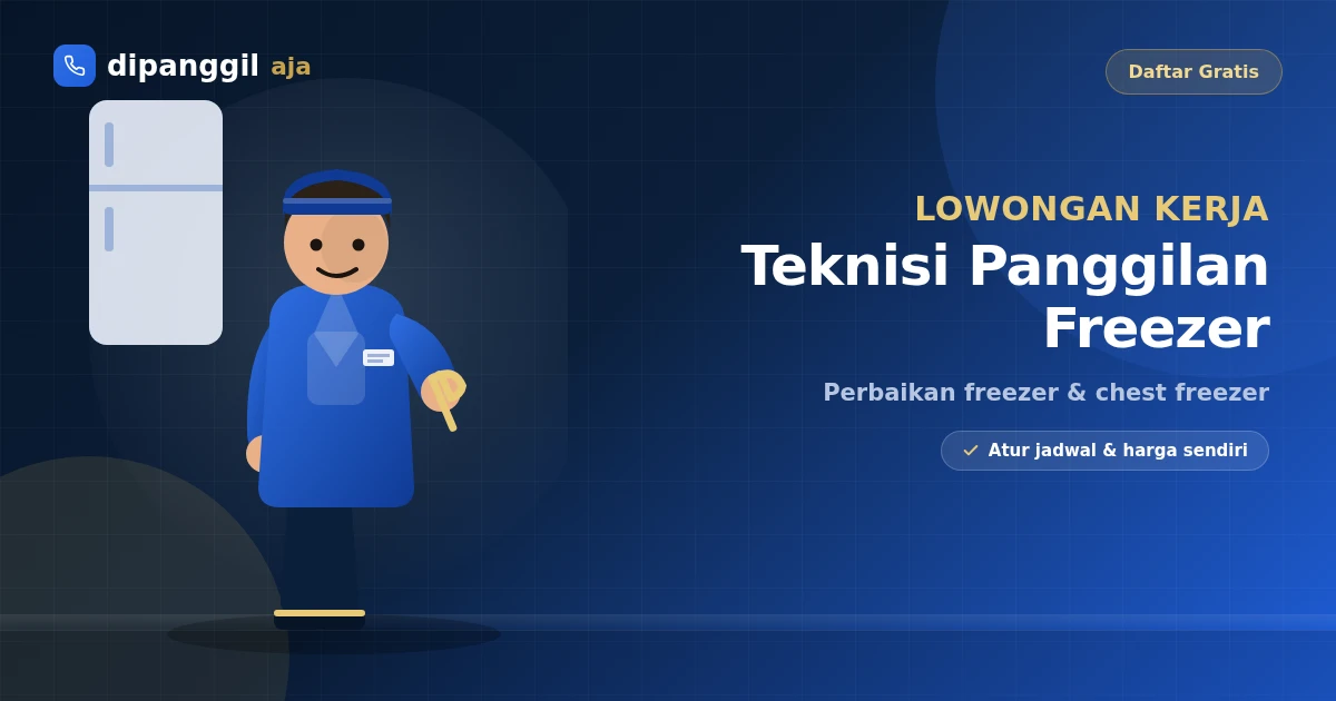 Lowongan Kerja Teknisi Panggilan Freezer di Sofifi