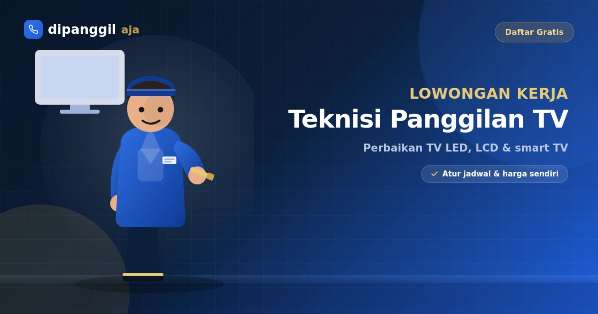 Lowongan Kerja Teknisi Panggilan TV di Bengkulu